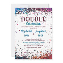 Vuxen Födelsedagsfest av ledad Dubbla Färgkofett