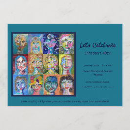 Vuxen Födelsedagsfest inbjudan