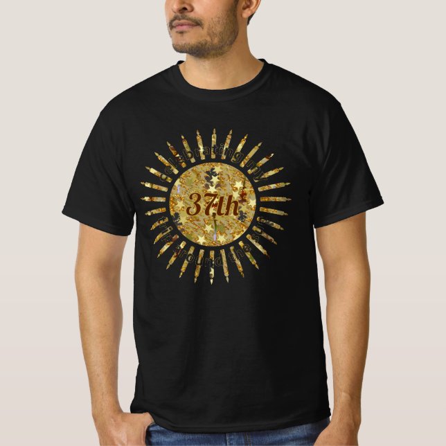 Vuxen födelsedagsfirande speciell dag t shirt (Framsida)
