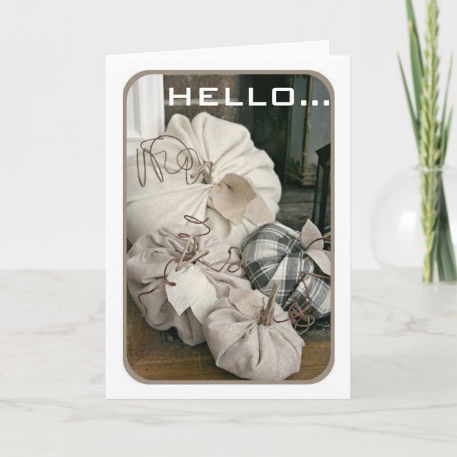 Vuxen FÖR FALL/ÖGONBLICK FÖR TILLFÄLLEN Helgkort (Framsida)