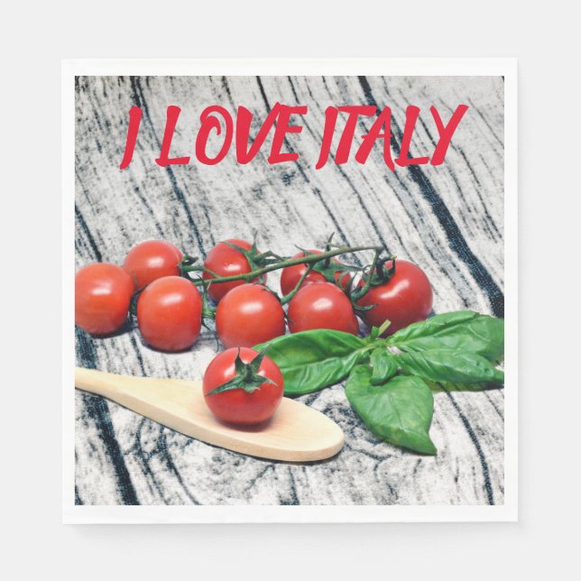 Vuxen för livsmedel i Medelhavsområdet Pappersservett (Framsidan)