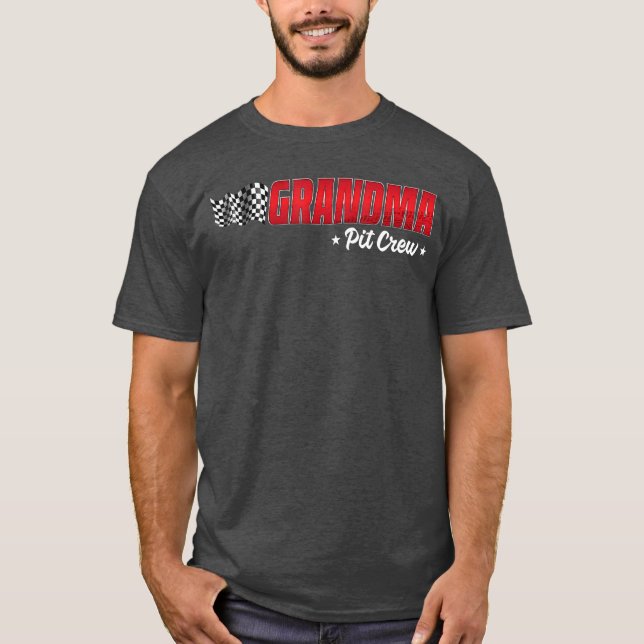 Vuxen för Tävla av farmor i Tävling-besättningen T Shirt (Framsida)