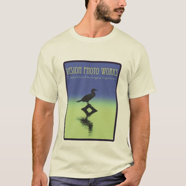 Vuxen för VISIONfotoserier Tee Shirt (Framsida)
