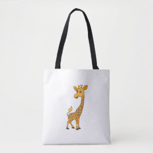 Vuxen Giraffe Art För manar Women  Giraffe Print Tygkasse