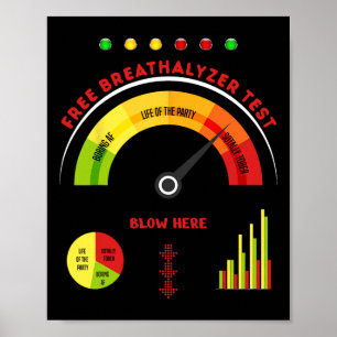 Vuxen Halloween Costume Breathalyzer Manar Hallowe Poster