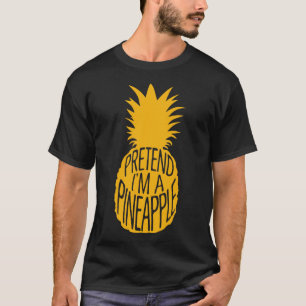 Vuxen Halloween Costumes påstår att jag är ananas T Shirt