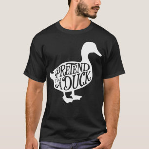 Vuxen Halloween Costumes påstår att jag är en Anka T Shirt