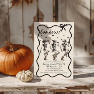 Vuxen Halloween fest   Cowboys skeletts dans Meddelande