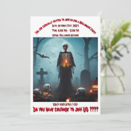 Vuxen Halloween fest Inbjudningar