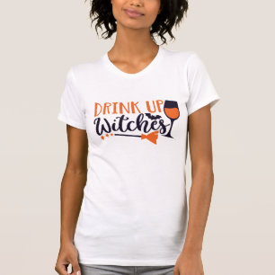 Vuxen Halloween Funny Drick upp vitsar Vin T Shirt