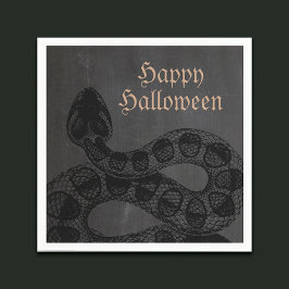 Vuxen Halloween-serpent-orm Pappersservett