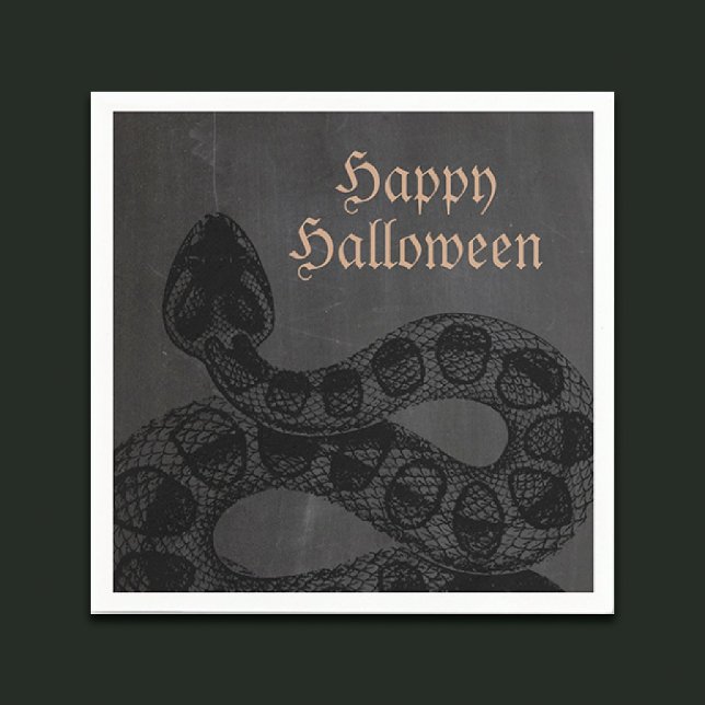 Vuxen Halloween-serpent-orm Pappersservett (Skapare uppladdad)