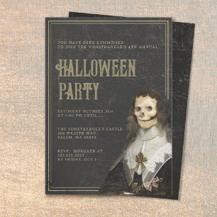 Vuxen Halloween Victorian Gothic Party Inbjudningar