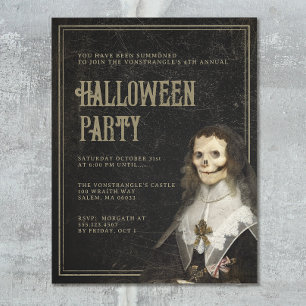 Vuxen Halloween Victorian Gothic Party Reklamblad