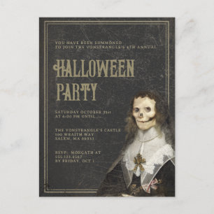 Vuxen Halloween Victorian Gothic Party Vykort