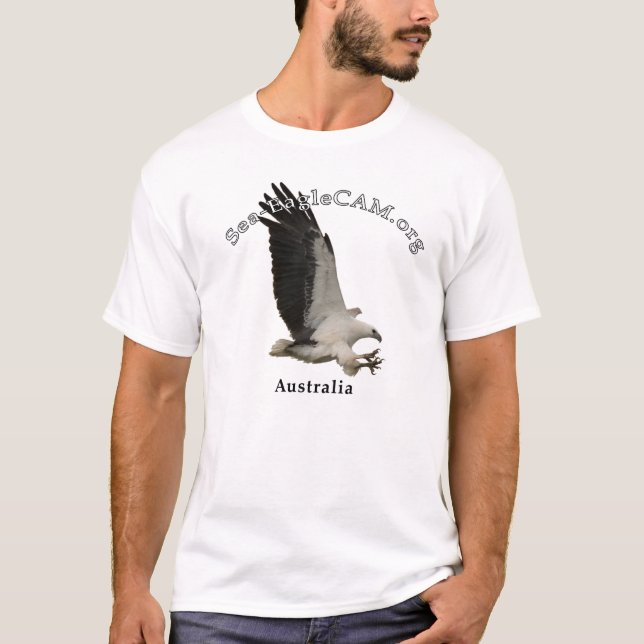 Vuxen Hav-Örn för flyg T-tröja Tee Shirt (Framsida)