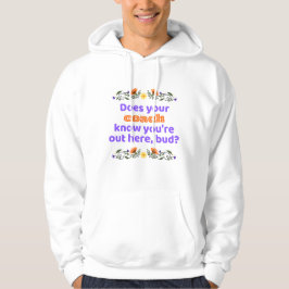 Vuxen hoodie hockey vet tränaren om