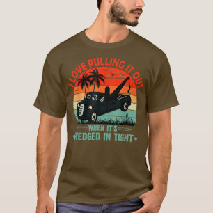 Vuxen humor Retro Stil Tow Lastbil Camel Twitel Gi T Shirt