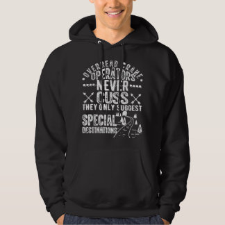 Vuxen humor som säger Sarkastic Gantry Overhead Cr Hoodie