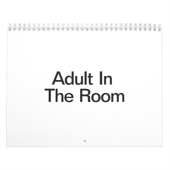 Vuxen i rummet kalender (Omslag)