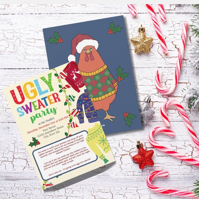 Vuxen inbjudan till julfesten (Skapare uppladdad)