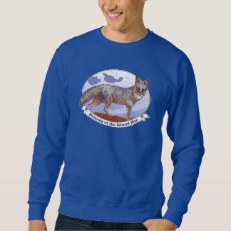 Vuxen Island Fox Logotyp Blue / Färg Sweatshirt