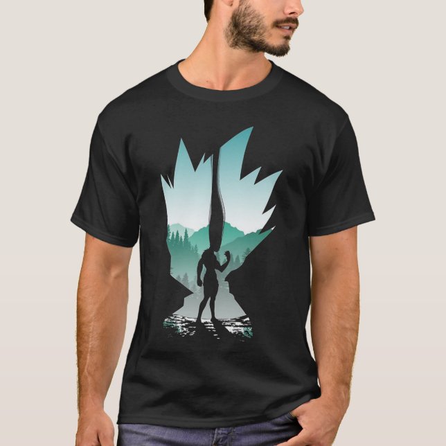 vuxen-jägare x jägare-manga-remsor-sexh-animeringa t shirt (Framsida)