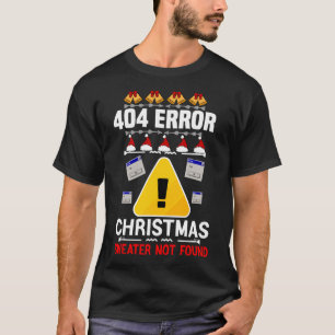 Vuxen jul 404 Fel jul T Shirt