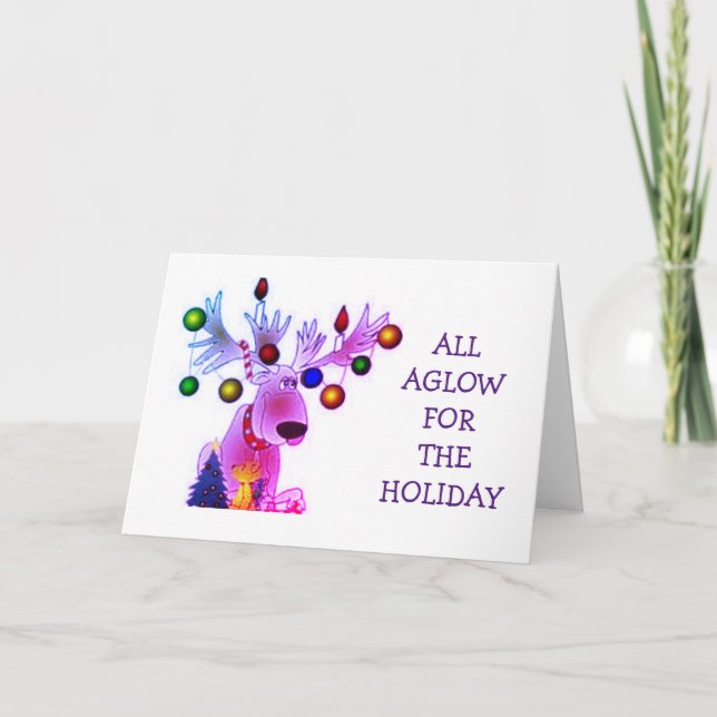 VUXEN JUL "ALLT LYser FÖR JULEN" Kort (Framsida)