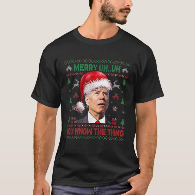 Vuxen jul, Bden Merry... Du känner till tunnan T Shirt (Framsida)