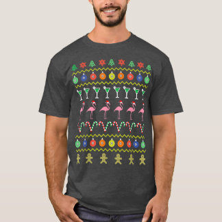 Vuxen jul Jul I juli Rosa Flam T Shirt
