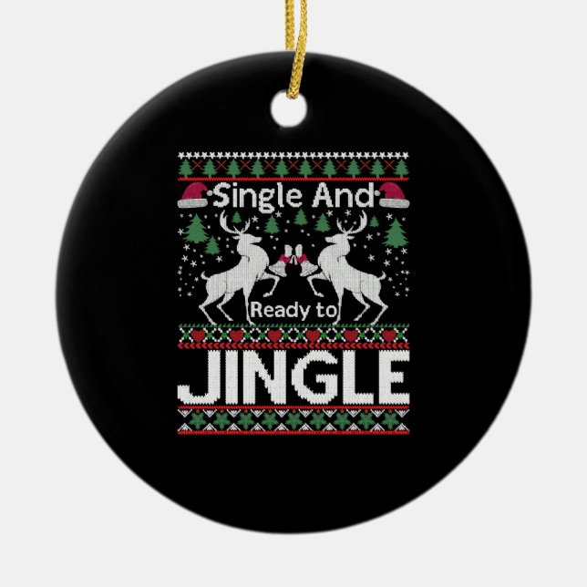 Vuxen jul julgransprydnad keramik (Framsidan)