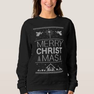 Vuxen jul, Kristus, kristblå vit T-shirt