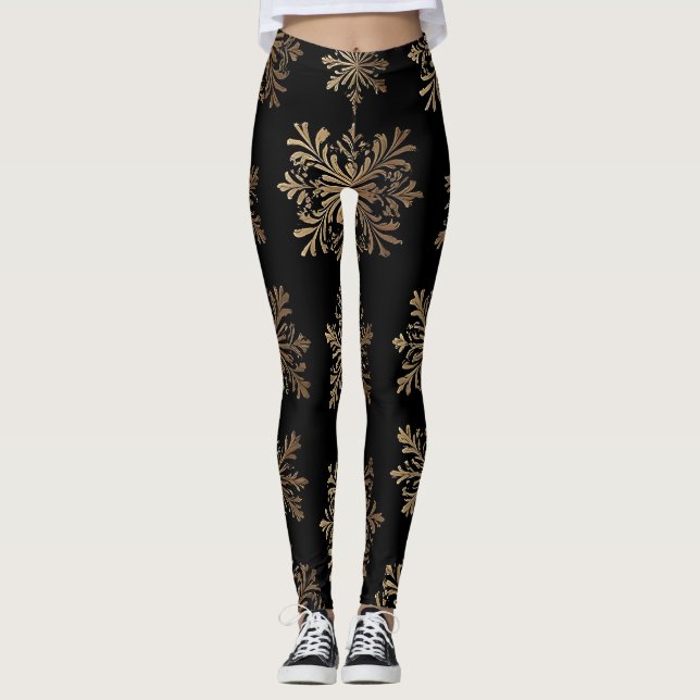Vuxen jul leggings (Framsida)