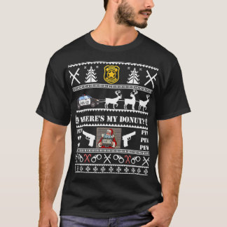 Vuxen jul-polis Navidad Sweat T Shirt