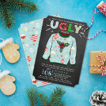Vuxen Julfest i julklapp Inbjudningar<br><div class="desc">Fira helgdagarna i stil denna jul med dessa trendig inbjudningar till ful sweater julfest. Utformningen är enkel att anpassa med din egen formulering och dina gäster kommer att bli glada när de tar emot dessa fantastiska inbjudningskort.</div>