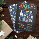 Vuxen Julfest i julklapp Inbjudningar<br><div class="desc">Fira helgdagarna i stil denna jul med dessa trendig inbjudningar till ful sweater julfest. Utformningen är enkel att anpassa med din egen formulering och dina gäster kommer att bli glada när de tar emot dessa fantastiska inbjudningskort.</div>