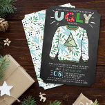 Vuxen Julfest i julklapp Inbjudningar<br><div class="desc">Fira helgdagarna i stil denna jul med dessa trendig inbjudningar till ful sweater julfest. Utformningen är enkel att anpassa med din egen formulering och dina gäster kommer att bli glada när de tar emot dessa fantastiska inbjudningskort.</div>