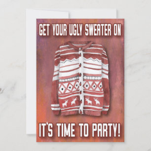 Vuxen Julfest till Party-familjen Inbjudningar