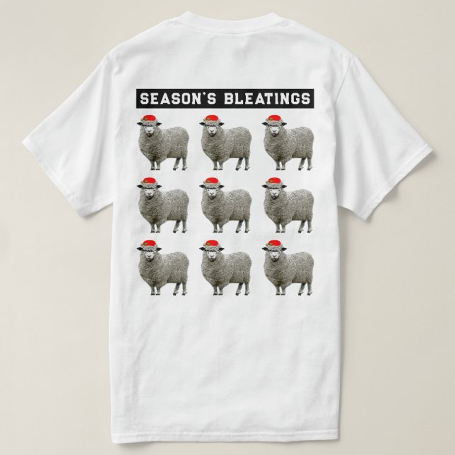 Vuxen julsötare Idea T Shirt (Design baksida)