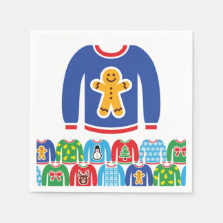 Vuxen julsötare Party Julafton Pepparkaksgubbe Pappersservett