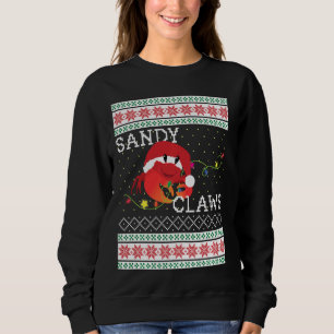 Vuxen Julsötare Sandy Klo Crab Älskare Roligt T Shirt