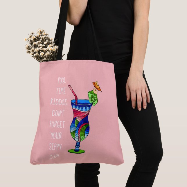 Vuxen klippmugg (rosa), Söt strand Tygkasse (Närbild)