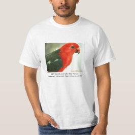 Vuxen (male) australiensisk kungpapegoja t-shirt