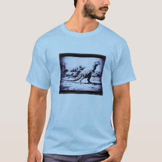 Vuxen manar för TyrannosaurusDinosaurT-tröja T-shirt