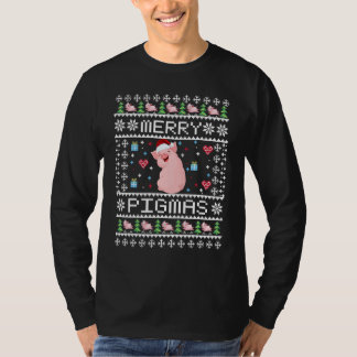 Vuxen Merry Pigmas Gris Pet Ugly jul Humor Dt T Shirt