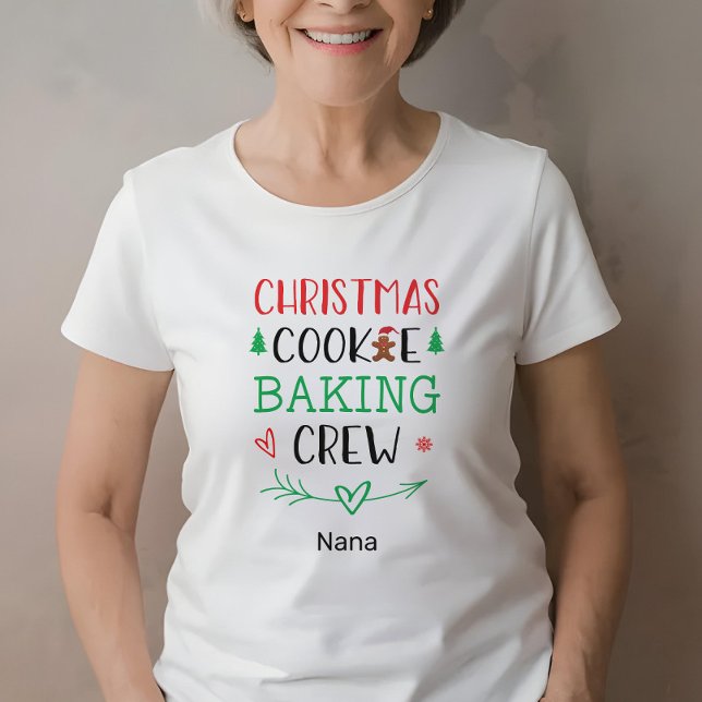 Vuxen Namn i julklapp, Baking Crew T Shirt (Skapare uppladdad)