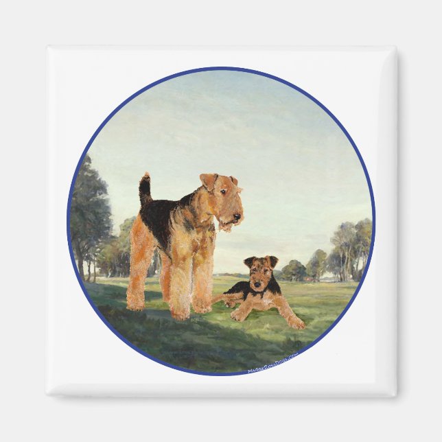 Vuxen och Valp Magnet (Framsidan)