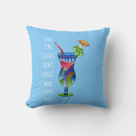 Vuxen Sippy Kopp (blå), Cute Bassäng Kudde