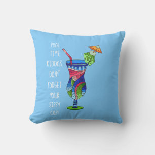 Vuxen Sippy Kopp (blå), Cute Bassäng Kudde